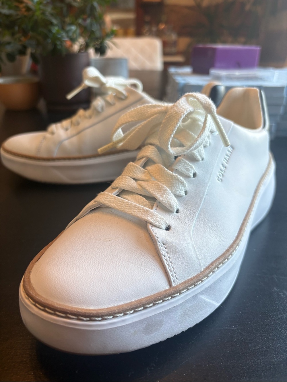 Cole Haan Women’s White Low-Top Sneakers
